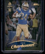 2023 Panini Luminance #130 Zach Charbonnet Blue #/150