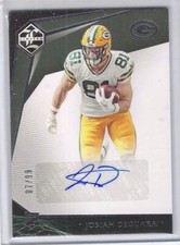 JOSIAH DEGUARA 2020 PANINI LIMITED SILVER ROOKIE AUTO RC #D 07/99