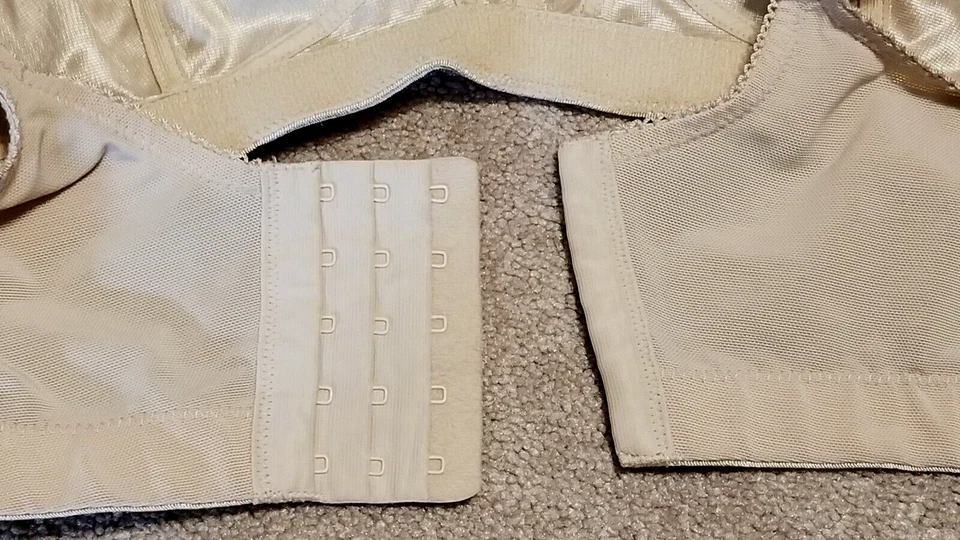 GODDESS SIZE 48H WIDE STRAP FULL COVERAGE BRA NATURAL BEIGE - Image 4 of 4