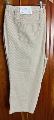 Christopher & Banks The Perfect Jean Shaped Fit Mid Rise Crop Jeans Women's 24W