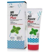GC MI Paste Plus Topical Tooth Crème 0.20% Sodium Fluoride 40g Tube - MINT