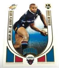 2007 NRL INVINCIBLE CLUB PLAYER OF YEAR CHASE CARD CP10-RHYS WESSER-PANTHERS