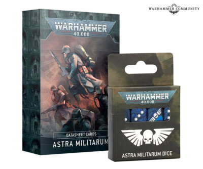 Warhammer 40K – Astra Militarum – Carte Scheda Tecnica (Datacard) – Nuove In Scatola