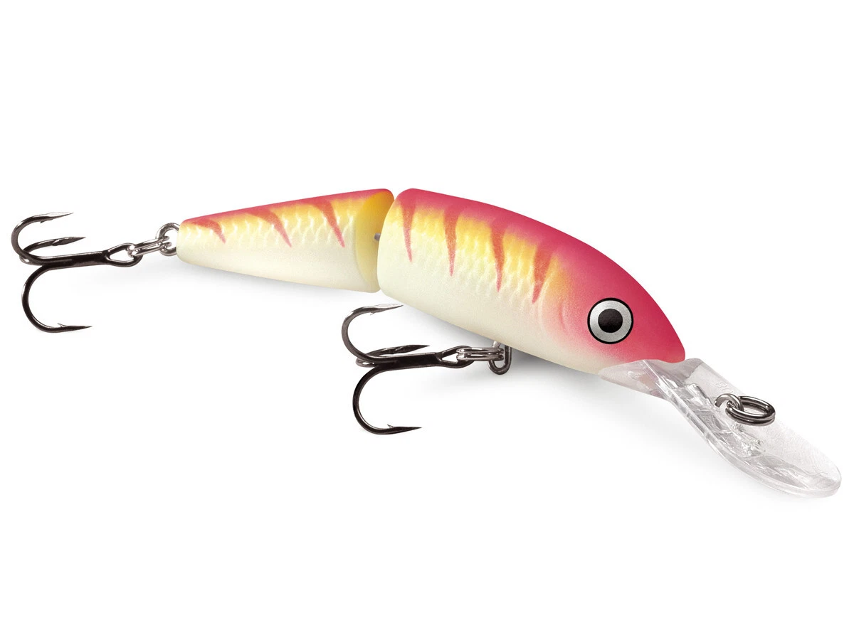 Leurre Rapala DT-16 Peint à La Main – Balsa – Flottant Neutre – Coloris Girlfriend