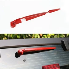 Red Rear Window Rain Wiper Cover Trim Windshield For Jeep Wrangler JK 2007-2017