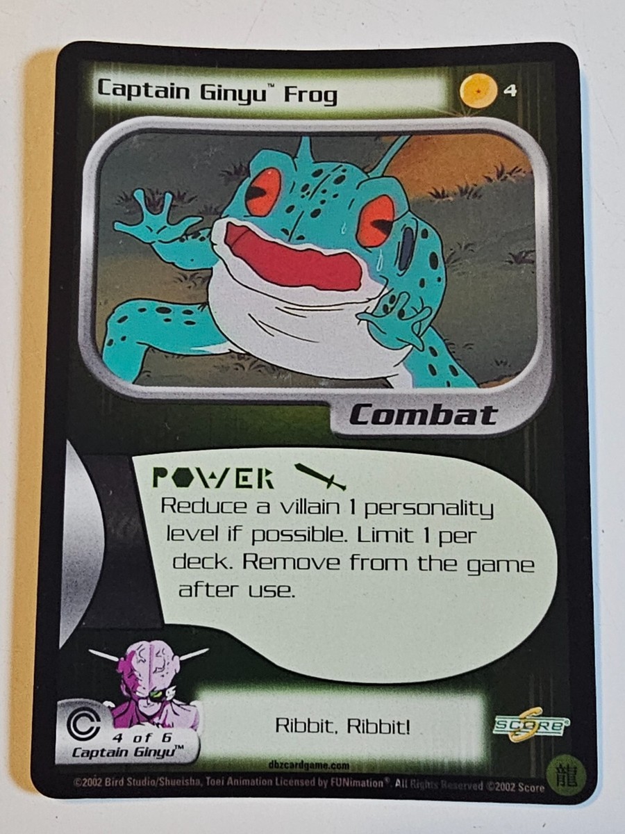 Captain Ginyu Frog 2002 Score Limited Dragon Ball Z DBZ TCG FOIL