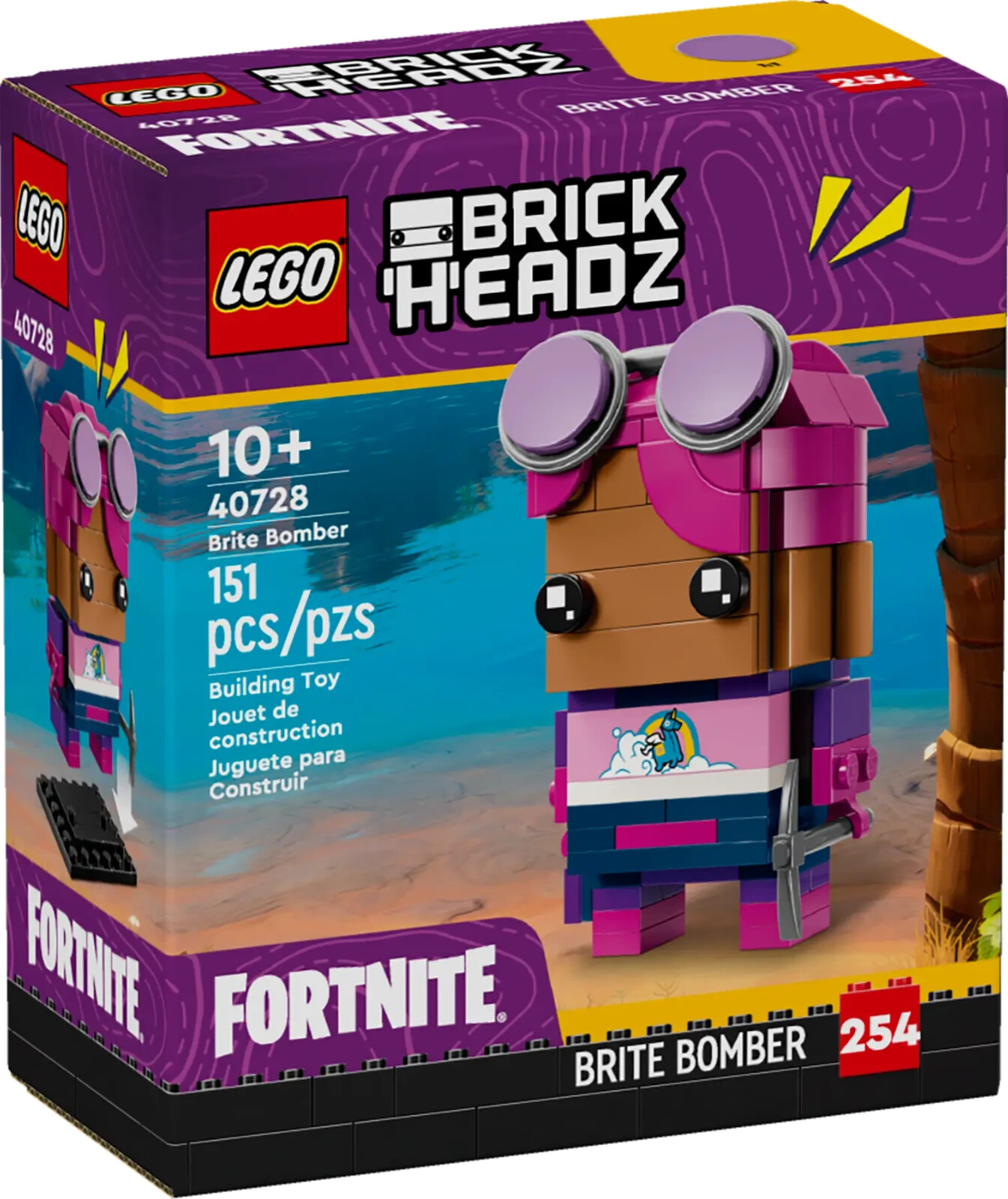 LEGO Fortnite Brite Bomber BrickHeadz 40728 Building Set Gamer Gift-image