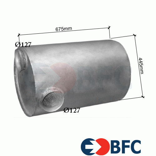 VOLVO FH 12 13 16 FL FM 10 7 9 12.1 12.8 16.1 7.3 9.4 9.6 1993- Silencer - Picture 1 of 1