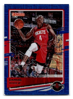 Daniel House Jr. 2020-21 Donruss Blue Mojo Parallel SSP /49 #124 - HOU ...