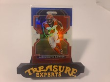 2021 Prizm #275 Akeem Davis-Gaither Red White & Blue Prizm Bengals Card Mint