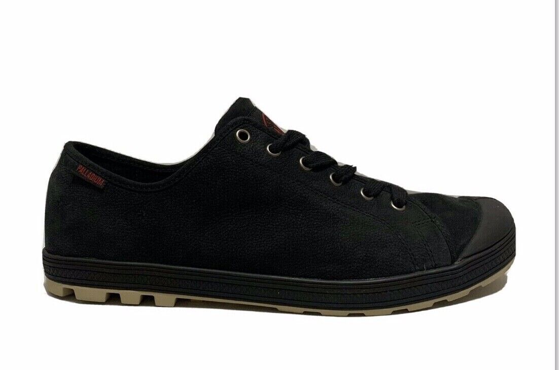 *NEW IN BOX* Palladium Men'S LR Originale Leather BLACK Sneaker Shoe US 11.5