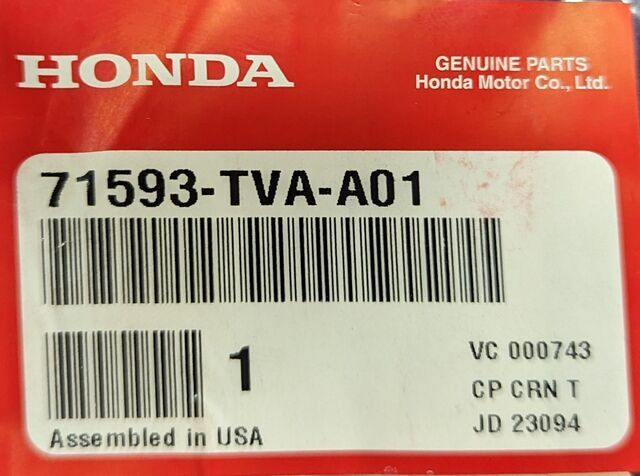 Genuine Honda Side Retainer 71593-TVA-A01 | eBay