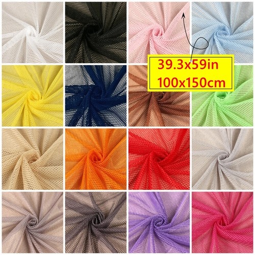 Mesh Fabric Fishnet Hollow Sewing Craft for Sportswear Tracksuit Costume Lined - Picture 6 of 30