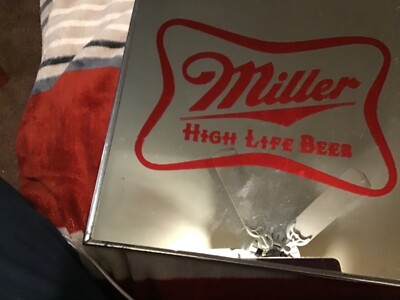 miller highlife mirror. in good shape. 12 inches wide.