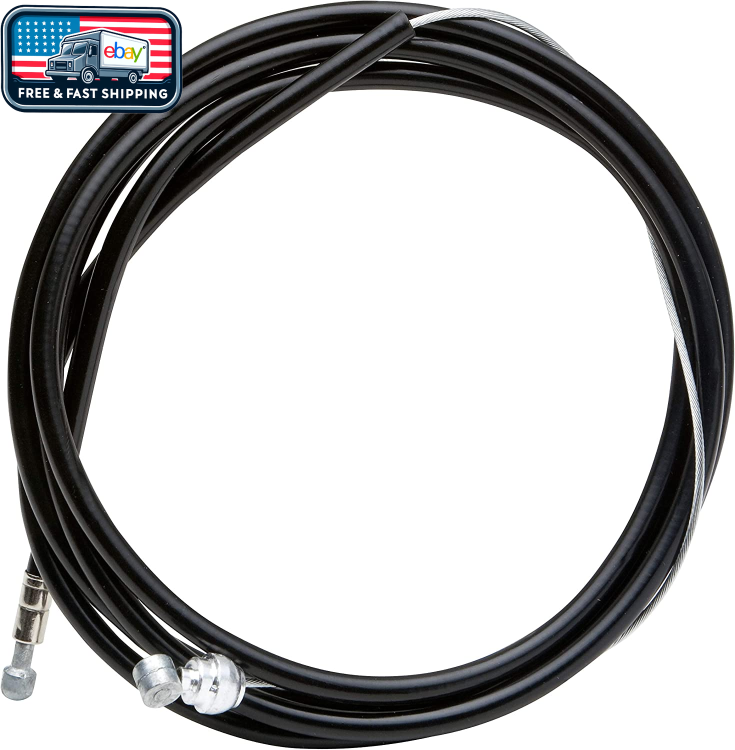 Bike Brake & Derailleur Cable Repair Set, Tune up Kit, Black, Complete