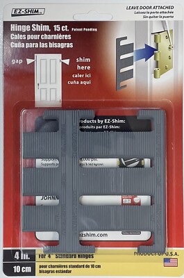 EZ-Shim HS400BP Hinge Shim 15 Ct. 4'' for 4 Inch Hinges