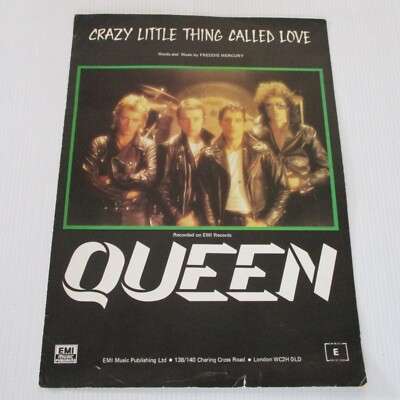 Queen 'Crazy Little Thing Called Love' Original 1979 EMI Sheet