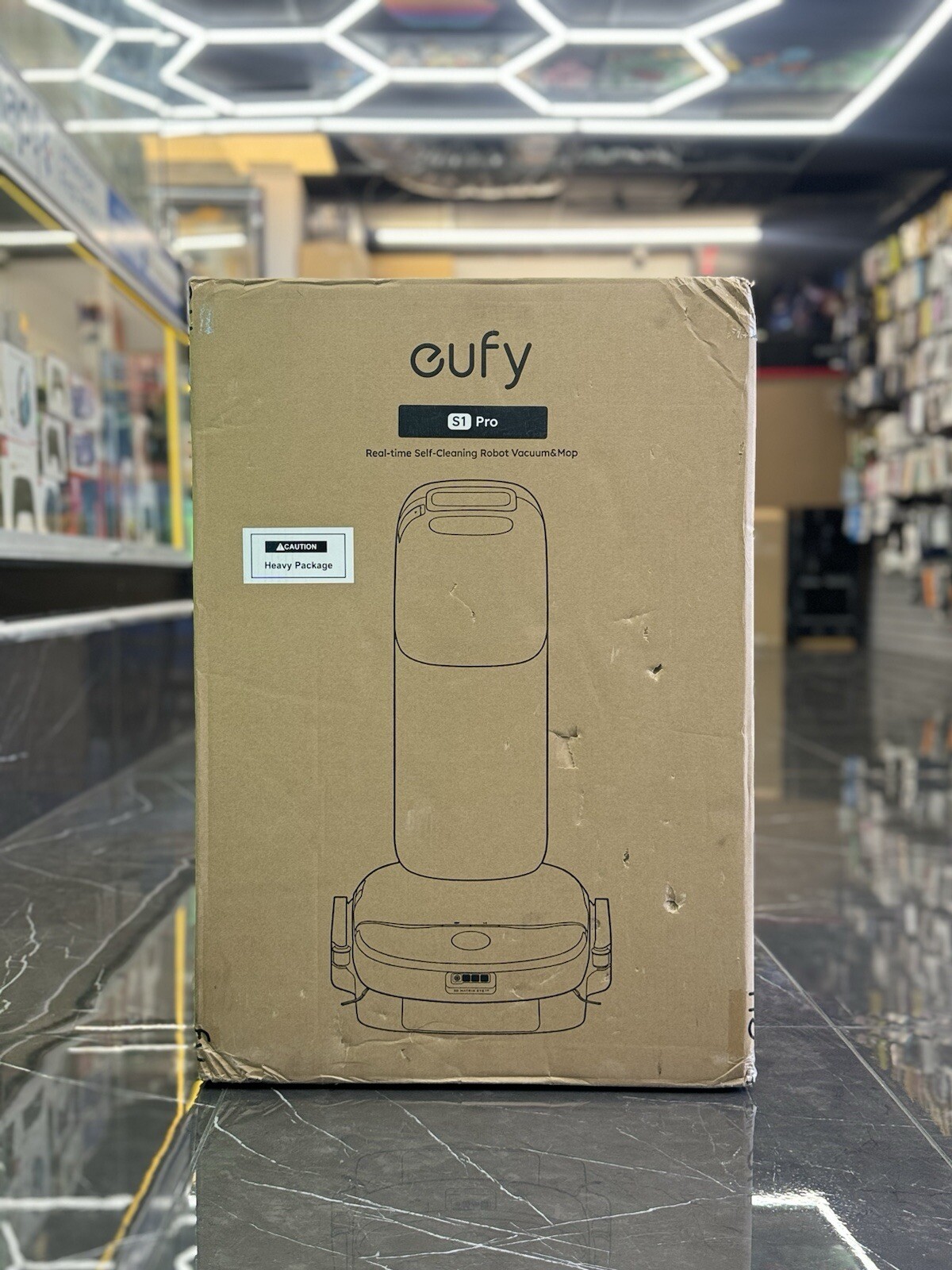 eufy Omni S1 Pro Robot Vacuum with Auto Mop Wash & Dry All-in-One Station