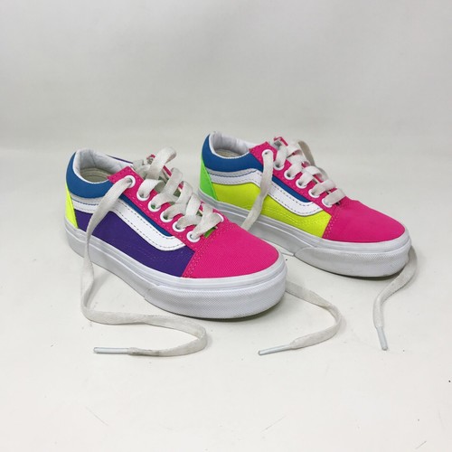 colorblock neon vans