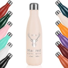 Acciaio Inox Borraccia con Incisione