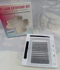 DIY Lash Extension Kit 240pcs Lash Clusters Eyelash Extension Kit 9-17MM BIN20