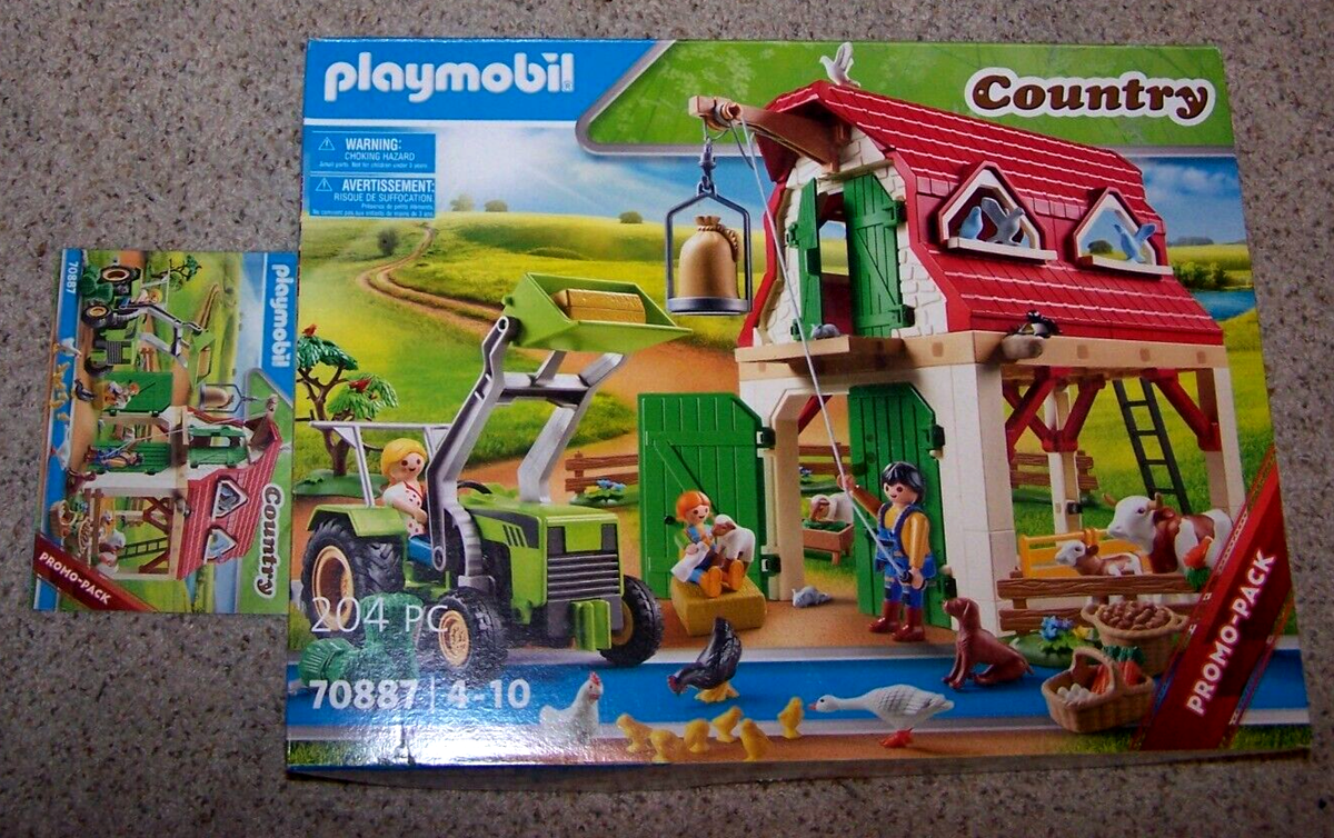 PLAYMOBIL Vintage Country Fermes Citerne Tracteur Remorque Set 3502 De 1978