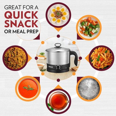 INALSA Multipurpose Kettle 1.5 Litre 700 W Cooking Kettle 3 Heating Rapid Boil