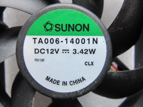 SUNON Cooling Fan 80mm X 25mm EF80251S1-Q020-S99 12V 3.60W 3.42W TA006-14001N - Picture 7 of 7