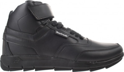 Neu Boxfresh Ampton TRH Leather Gr:41 US:8 schwarz black Sneaker Leder HIGH 