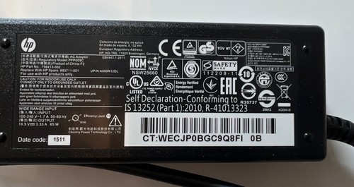 HP Ladegerät Laptop Gb4943.1-2011 65w