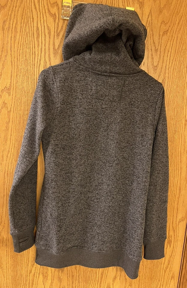 VOLCOM Snowboarding True To This Pullover Sudadera con Capucha MED Polar Bolsillos Agujeros para los Pulgares Foto 2 de 4