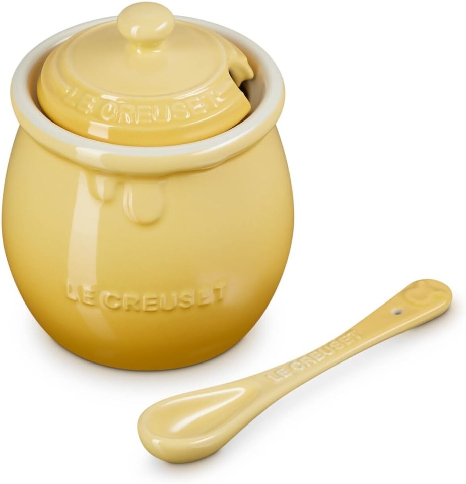 Le Creuset Winnie the Pooh Honey Pot with Spoon Quince Disney Store