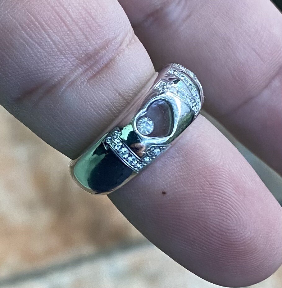 chopard love ring with diamond