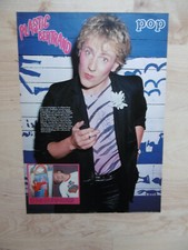 Plastic Bertrand autograph signed A4 magazine image