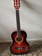 Red Ashton 3/4 Size Classical Guitar Starter Model Spcg34trb