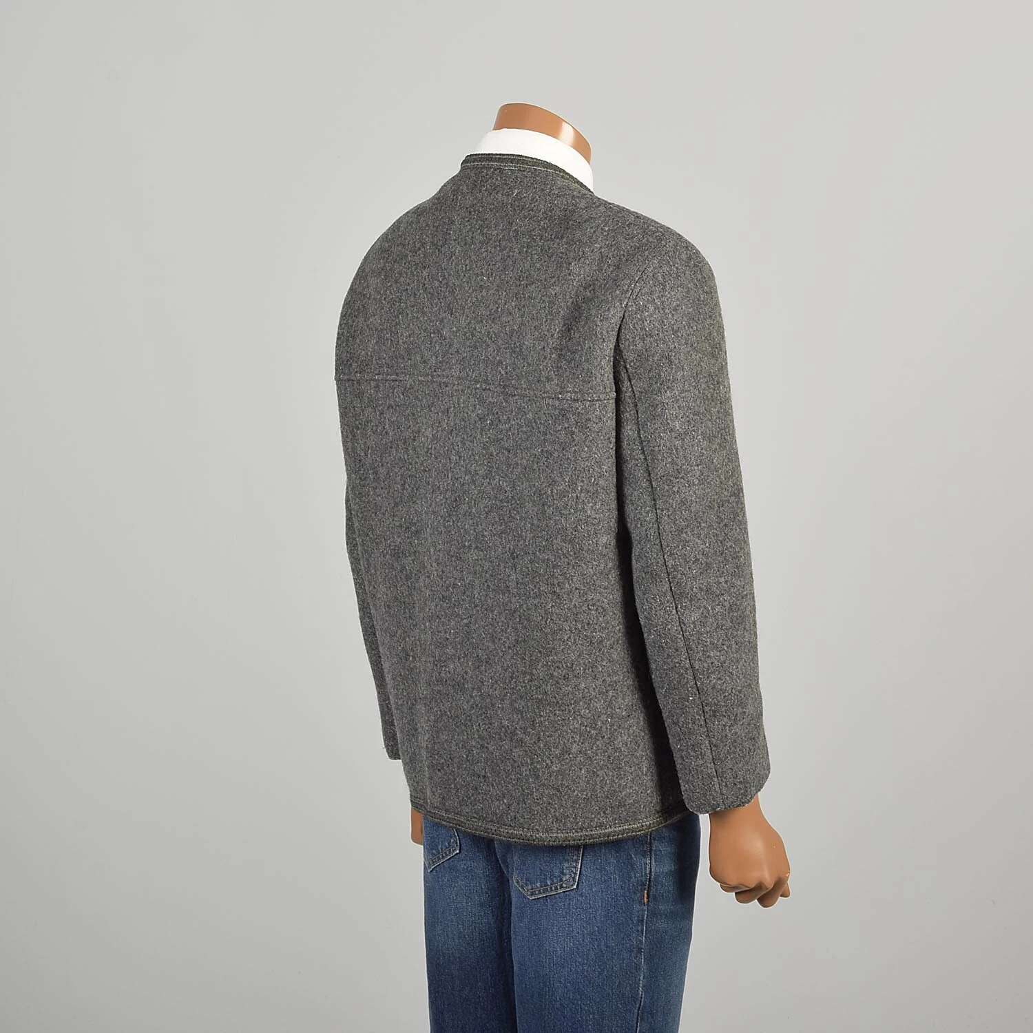  1970s traditional fully lined wool jacket