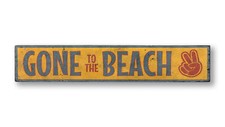 Retro Beach Rustic Wood Sign