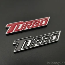Car Metal Rear Trunk Side Body Badge Sport 3D Racing Emblem TURBO Decal Sticker