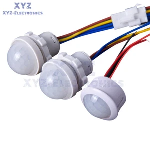 DC/AC LED PIR Détection de détecteur de mouvement infrarouge Lampe de commutateur de lumière de capteur automatique Nouveau