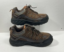 SR Max Work Shoes Mens Sz 9 EW Brown Safety Toe Slip Resistant Sneakers SRM4650