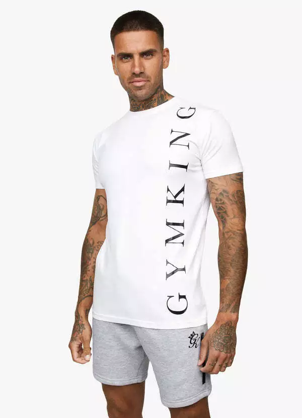 Gym king deals white t shirt