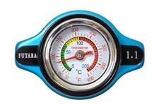Radiator Cap 16 Psi Pressure Rating Futaba With Temperature Gauge 10242