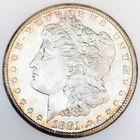 1881 S MORGAN DOLLAR RAINBOW GEM BU+++! EARLY DATE BEAUTY! NICE FIND! NR #G3033