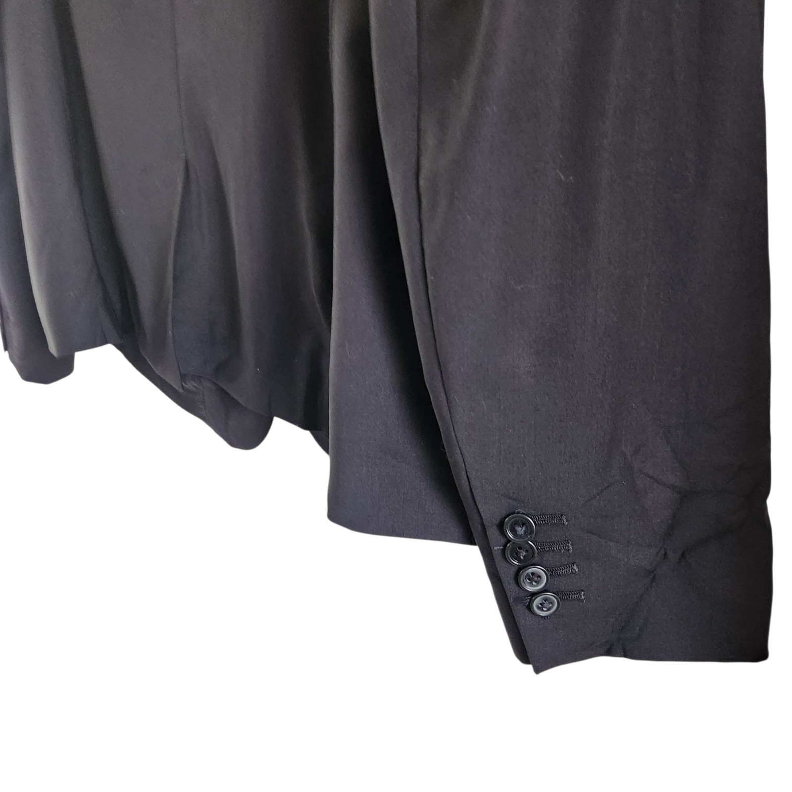 Talbots Black Wool 2-Button Blazer Jacket Size 16… - image 4