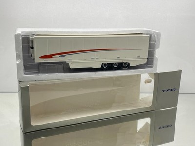 MOTORART VOLVO THERMO KING TRAILER 3 AXLE -WHITE 1:43- GOOD IN DEALER BOX