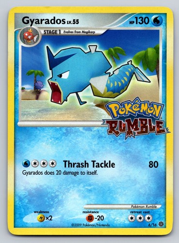 Gyarados 6/16 Pokemon Rumble Pokemon LP