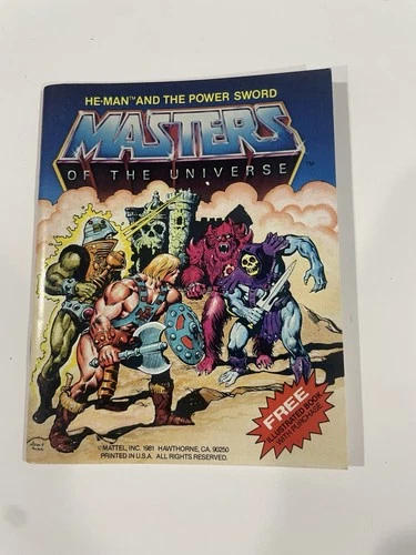 MOTU,Vintage,He-man and The Power Sword mini comic,Masters of the Universe NICE