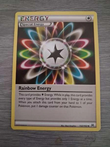 Rainbow Energy 152/162 BREAKthrough Uncommon NM Pokemon TCG