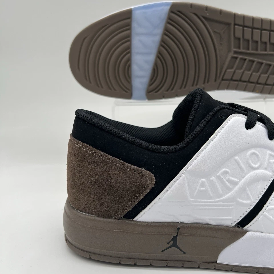 Мужские размер 13 Jordan Nu ретро 1 низкий белый черный Palomino повседневный DV5141 102 - Изображение 3 из 4