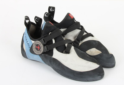 Tenaya Oasi Climbing Shoe. White/Blue, Men's 10.0 /61559/